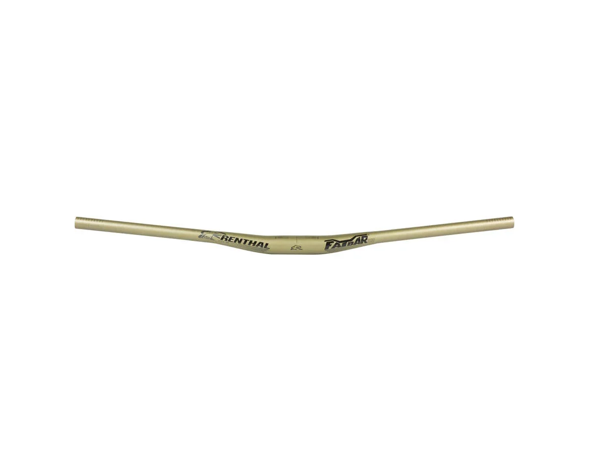 Renthal Fatbar 35 Handlebar V3 (Aluminum) (Gold) (10mm Rise) (800mm) (35mm Clamp)